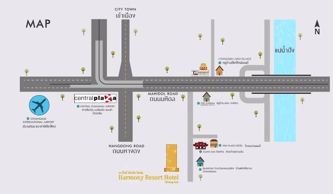 Harmony Resort Hotel Чиангмай Екстериор снимка